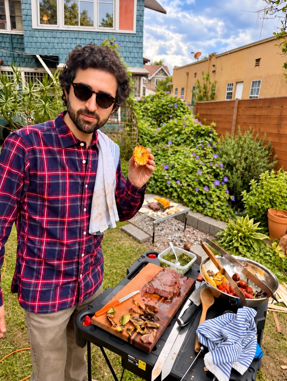 Backyard grilling
